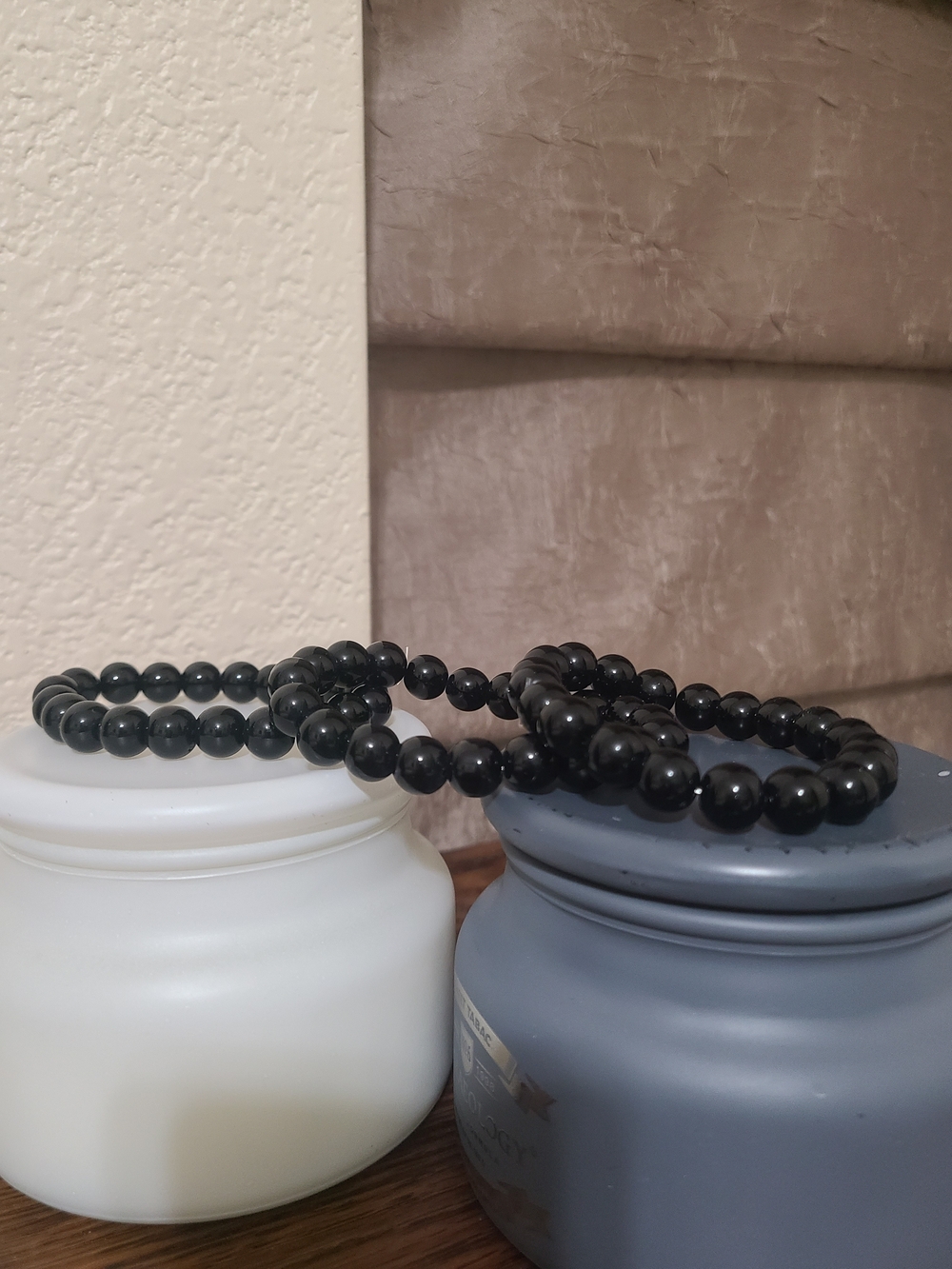 Glass Beaded Men’s Bracelet Stack - Classic Minimalist